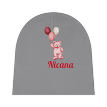 Cargar imagen en el visor de la galería, Nicana Bear &amp; Balloons Baby Beanie
