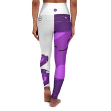 将图片加载到图库查看器，Nicana Planet Purple High Waisted Yoga Leggings
