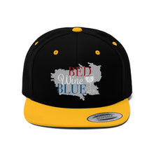 将图片加载到图库查看器，Nicana Red, White and Blue Unisex Flat Bill Hat
