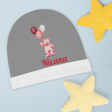 将图片加载到图库查看器，Nicana Bear &amp; Balloons Baby Beanie
