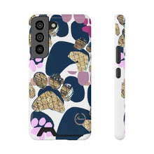 将图片加载到图库查看器，Nicana Paw on paws Phone Case With Card Holder
