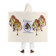将图片加载到图库查看器，Nicana Rooted In Greatness Hooded Sherpa Fleece unisex Blanket
