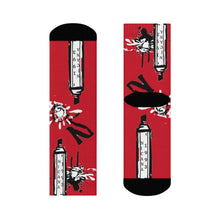 Load image into Gallery viewer, Nicana Tagged Crew Socks- Dark Red
