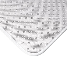 Cargar imagen en el visor de la galería, Nicana Graffiti White Bath Mat
