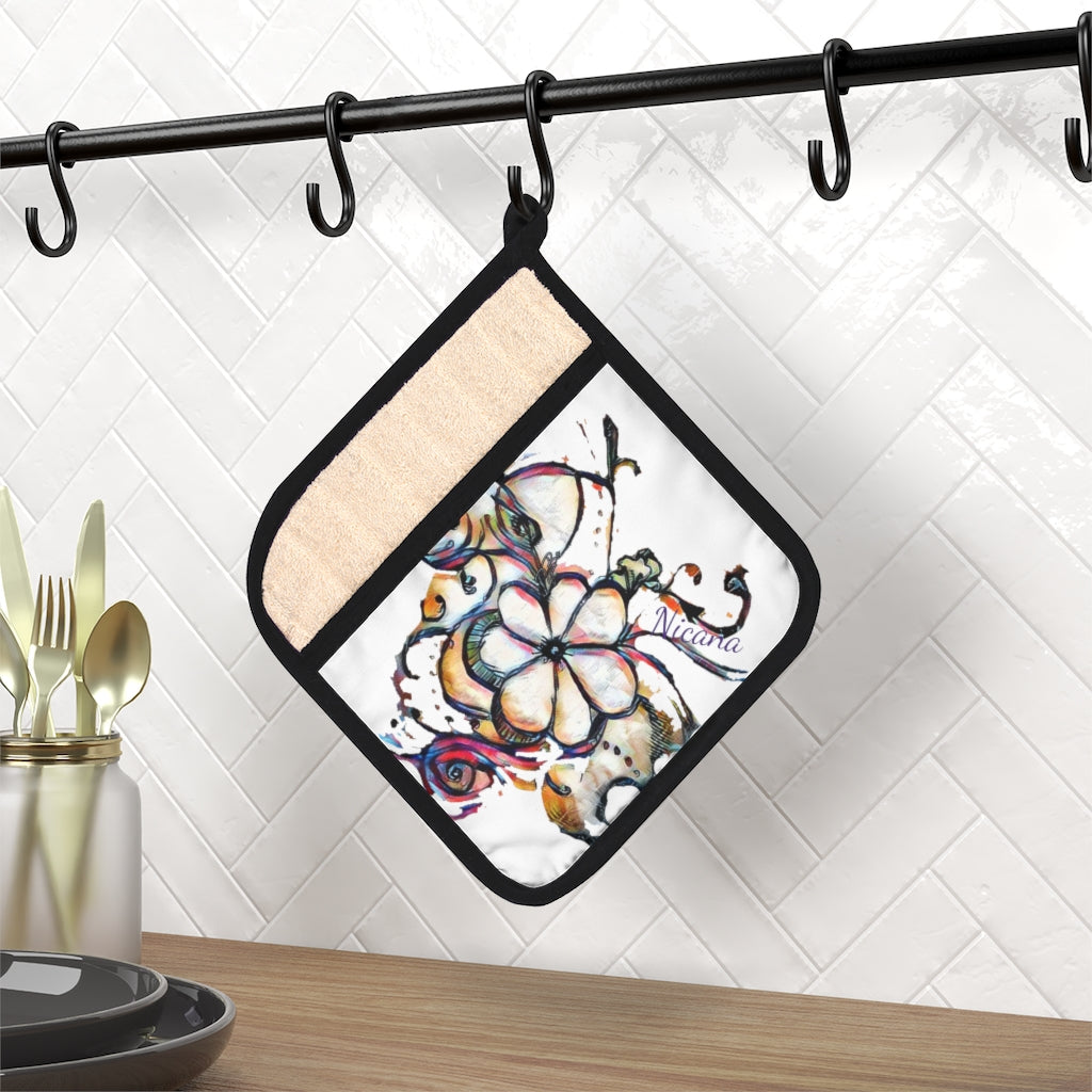 Nicana Garden Pot Holder with Pocket