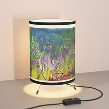 将图片加载到图库查看器，Nicana Peek-a-Boo Purple Tripod Lamp with High-Res Printed Shade, US\CA plug
