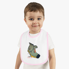 Load image into Gallery viewer, Nicana Making Moves Baby Contrast Trim Jersey Bib
