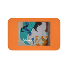 Cargar imagen en el visor de la galería, Nicana Graffiti Orange Bath Mat
