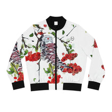 将图片加载到图库查看器，Nicana Thorns and Roses Women&#39;s Bomber Jacket (AOP)

