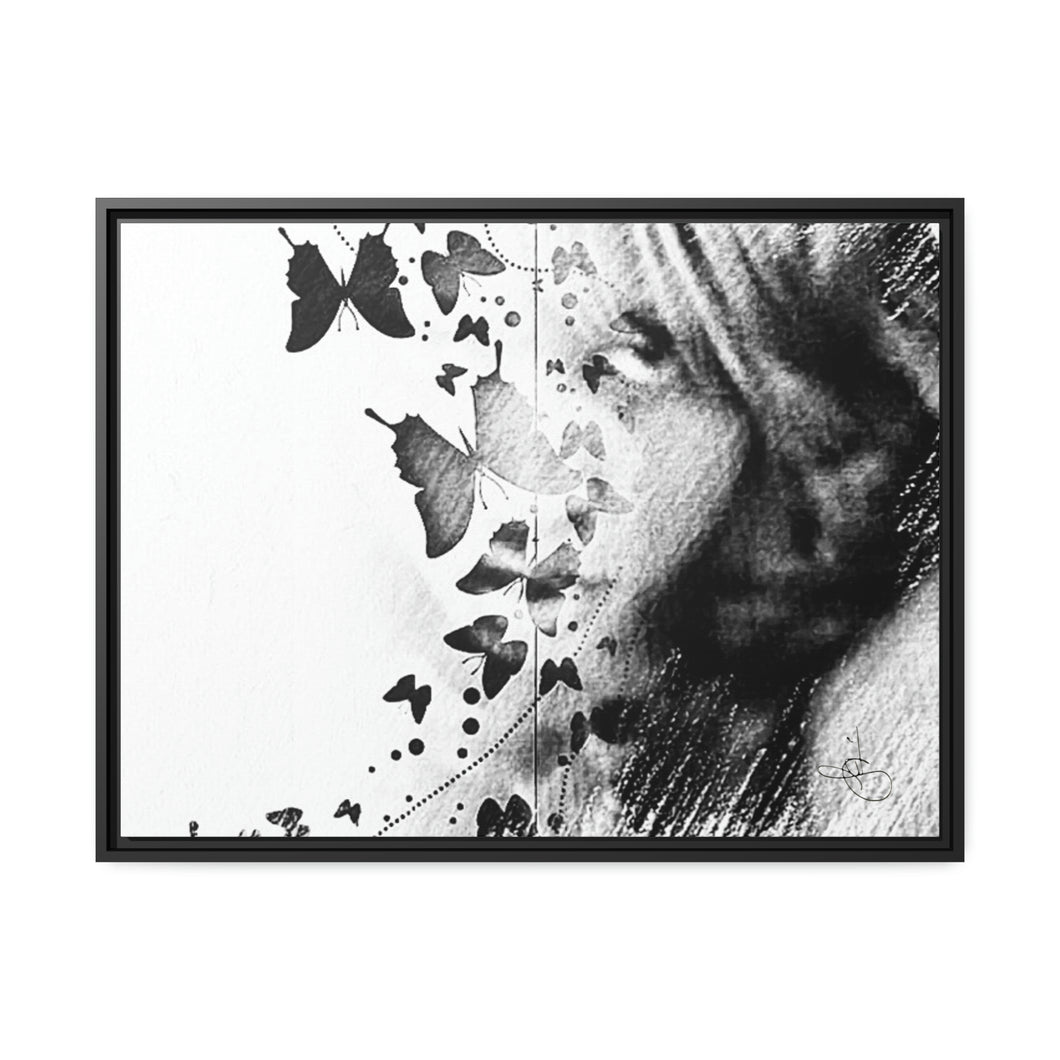 Nicana The Transformation Matte Canvas, Black Frame