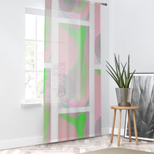 将图片加载到图库查看器，Nicana Rosa y Verde Window Curtain
