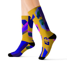 将图片加载到图库查看器，Nicana Color Block Socks
