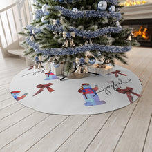 Load image into Gallery viewer, Nicana Joyful Frosty Round Tree Skirt
