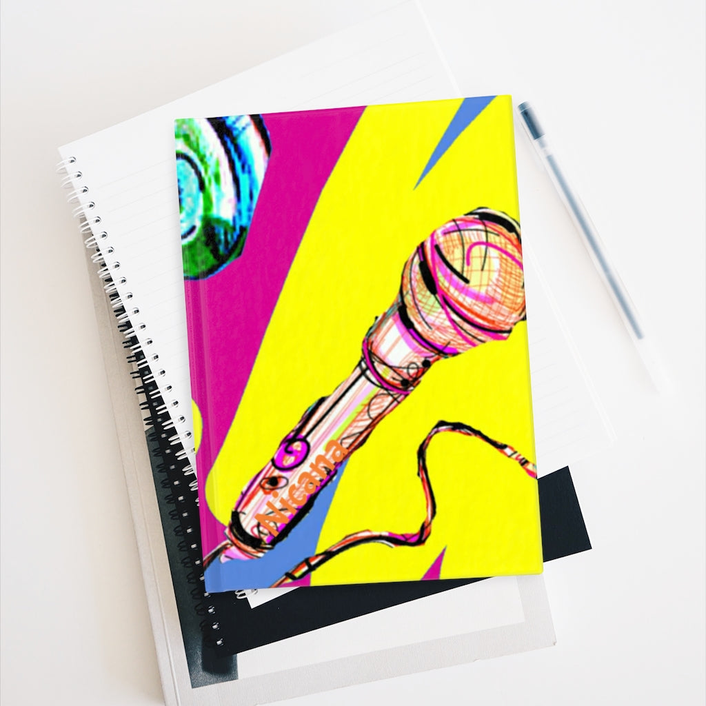 Nicana Music Grooves Journal - Ruled Line