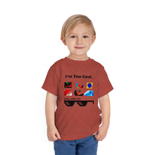 Cargar imagen en el visor de la galería, Nicana &quot;I&#39;m Too Cool&quot; Toddler Short Sleeve Tee
