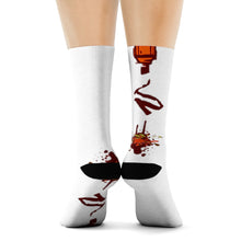 Load image into Gallery viewer, Nicana Tagged Red Crew Socks
