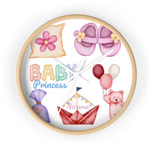 将图片加载到图库查看器，Nicana Princess Wall clock
