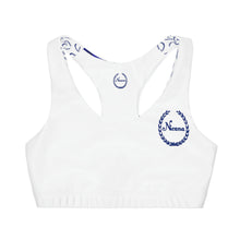 将图片加载到图库查看器，Nicana Signature Blue Girls&#39; Double Lined Seamless Sports Bra
