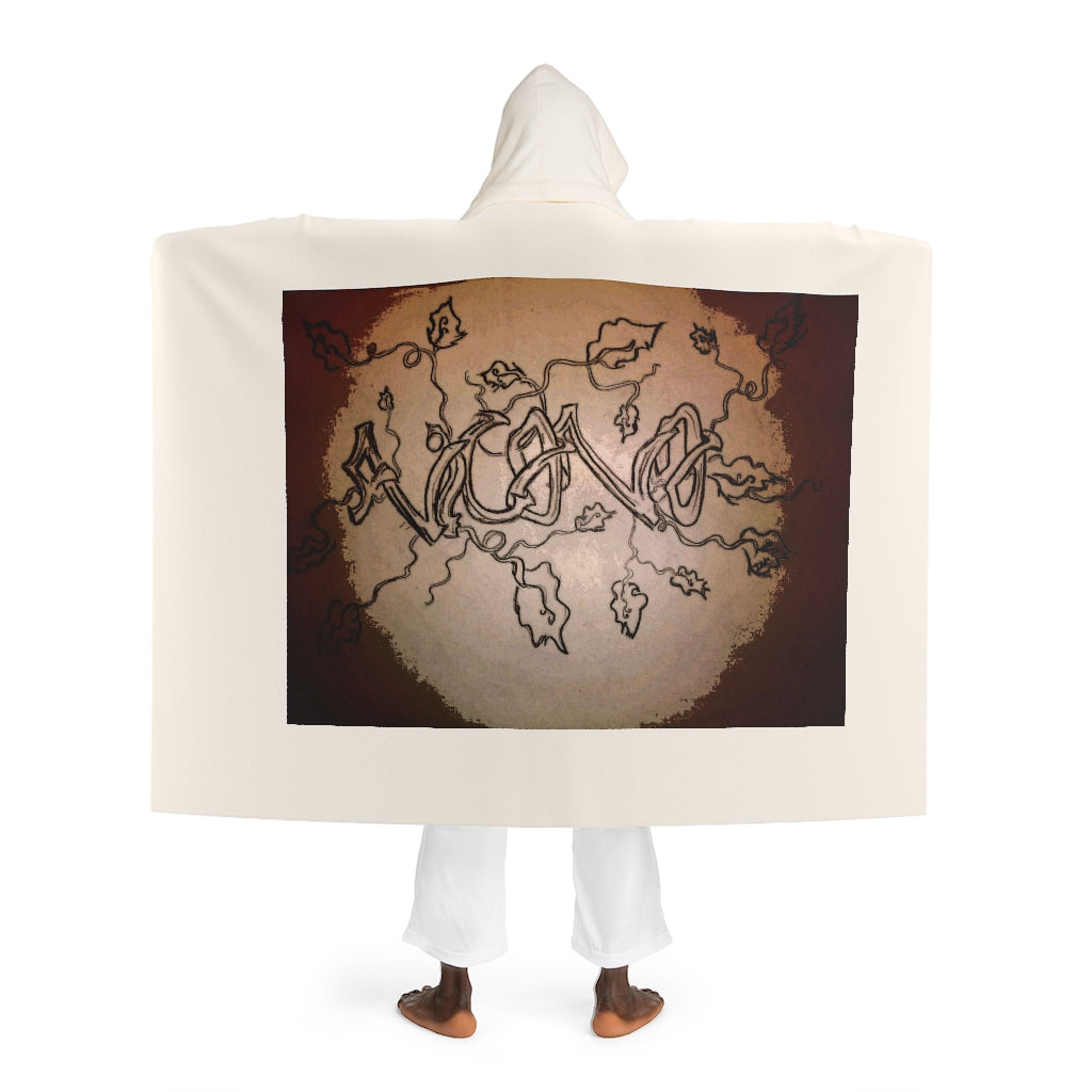 Nicana Hooded Sherpa Fleece Unisex Blanket