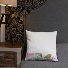 将图片加载到图库查看器，Nicana Pink Splash Basic Pillow
