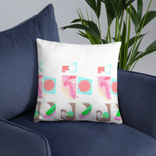 将图片加载到图库查看器，Nicana Pink Splash Basic Pillow
