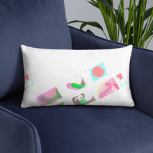 将图片加载到图库查看器，Nicana Pink Splash Basic Pillow
