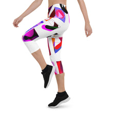 Load image into Gallery viewer, Nicana Color Check Capri Leggings
