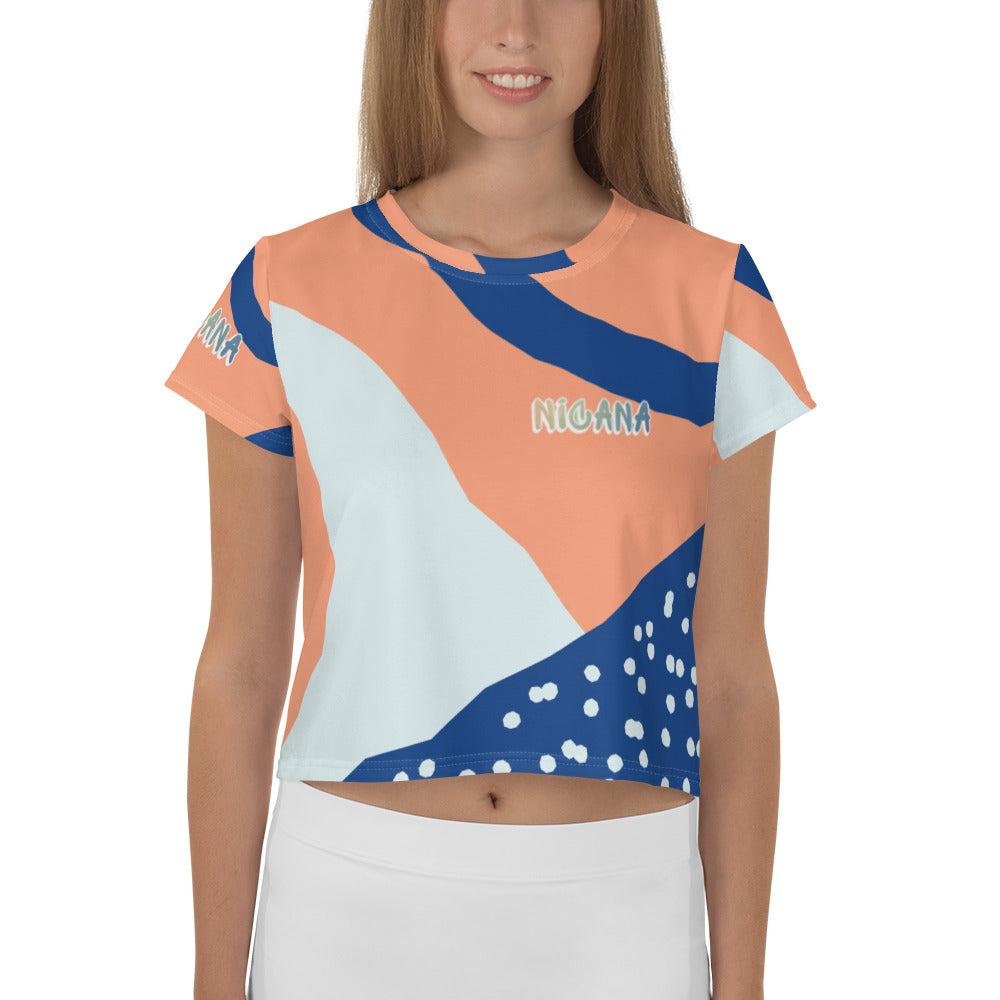 Nicana Striped Out Crop Tee