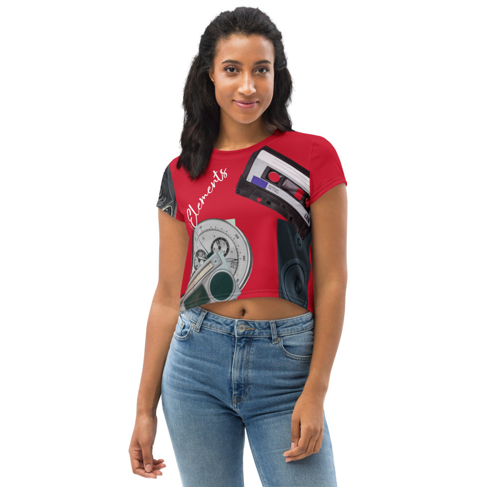 Nicana Music Grooves Crop Tee