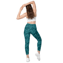 Cargar imagen en el visor de la galería, Crossover leggings with pockets
