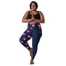 Cargar imagen en el visor de la galería, Nicana Hearts Crossover leggings with pockets
