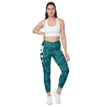 Cargar imagen en el visor de la galería, Crossover leggings with pockets
