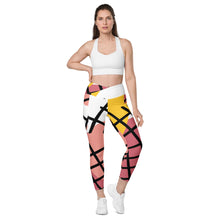 Load image into Gallery viewer, Nicana Lines Crossover leggings with pockets

