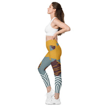 将图片加载到图库查看器，Nicana Egyptian Crossover leggings with pockets
