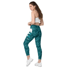 Charger l&#39;image dans la galerie, Crossover leggings with pockets
