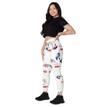 Cargar imagen en el visor de la galería, Crossover leggings with pockets
