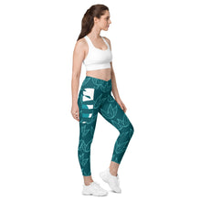 将图片加载到图库查看器，Crossover leggings with pockets
