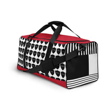 将图片加载到图库查看器，Nicana Shield Red, White and Black Duffle bag
