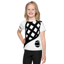 将图片加载到图库查看器，Nicana Tennis blk/wht Kids crew neck t-shirt
