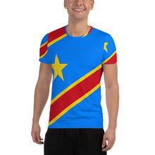 Load image into Gallery viewer, Democratic Republic of The Congo  Men&#39;s Athletic T-shirt
