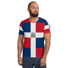 Cargar imagen en el visor de la galería, Dominican Heritage Men&#39;s Athletic T-shirt
