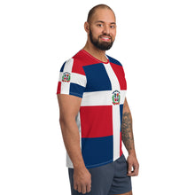 Cargar imagen en el visor de la galería, Dominican Heritage Men&#39;s Athletic T-shirt
