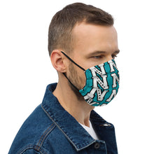 Load image into Gallery viewer, Nicana Letterman Premium face mask Turquoise
