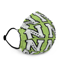 Load image into Gallery viewer, Nicana Letterman Premium face mask Lime Green
