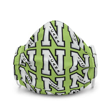 Load image into Gallery viewer, Nicana Letterman Premium face mask Lime Green
