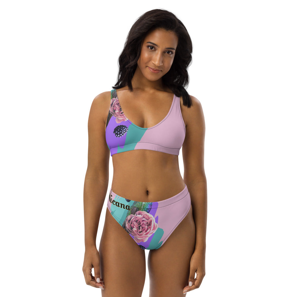 Nicana Color Splash high-waisted bikini