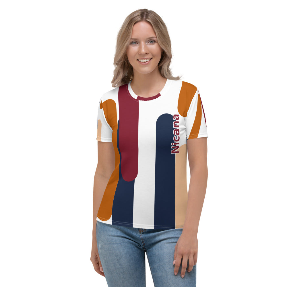 Nicana Striped-Out Women's T-shirt