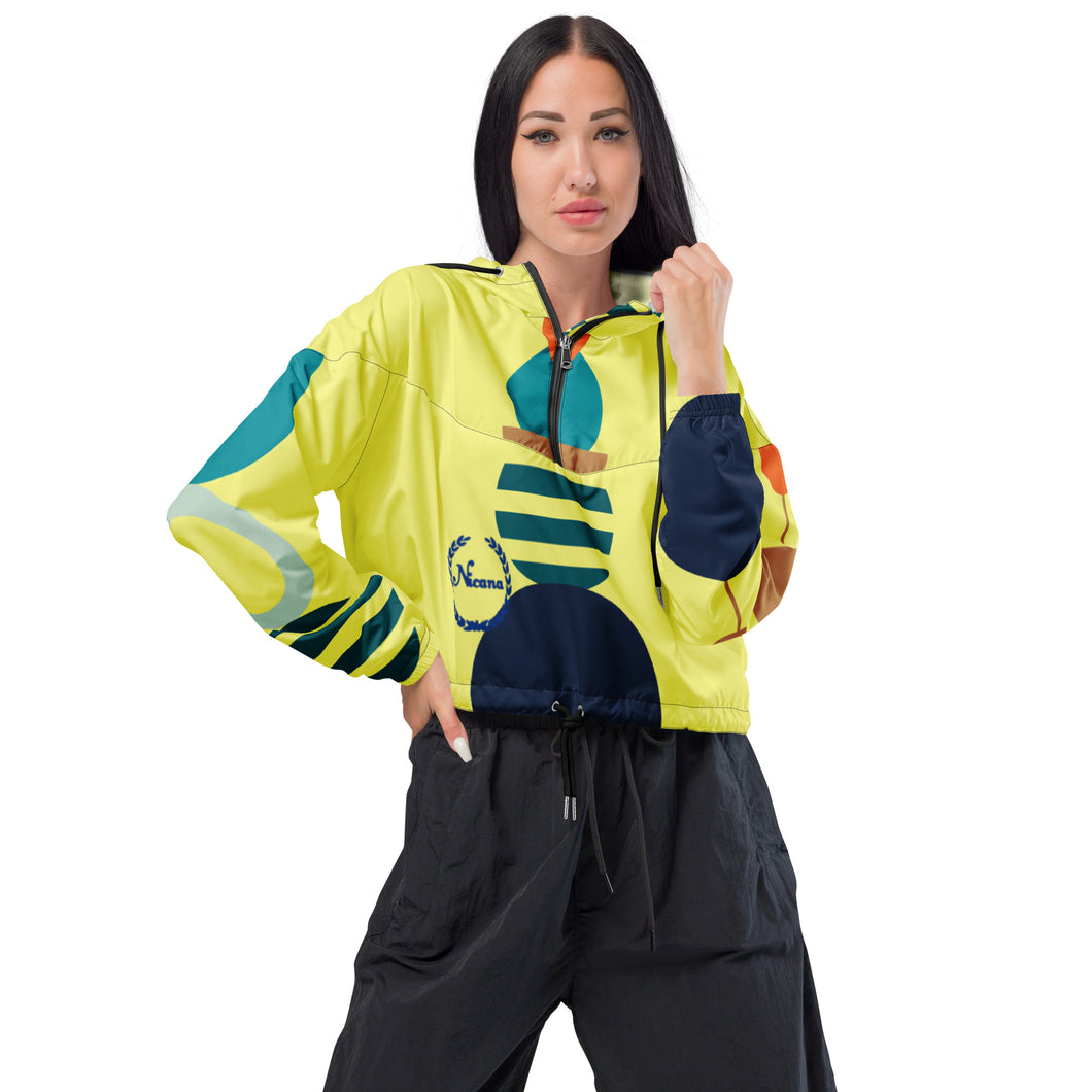 Nicana Circled  Women’s cropped windbreaker