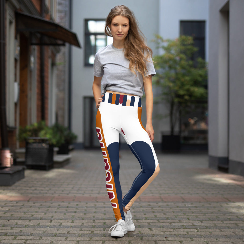 Nicana Striped- Out Yoga Leggings