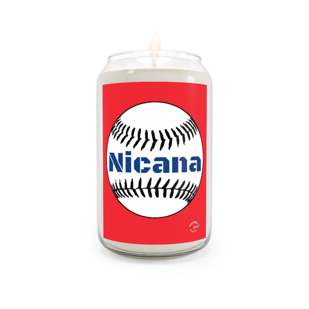 Nicana Baseball Aromatherapy Candle, 13.75oz